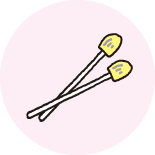 口腔ケアスポンジ/スポンジブラシ